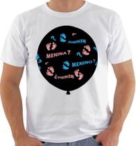 Camiseta Chá Revelação Chá de bebê LC 9148 Camiseta Chá Revelação Chá de bebê LC 9148