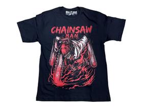 Camiseta Chainsaw Man Blusa Adulto Anime Unissex Mr1314 BM Camiseta Chainsaw Man Blusa Adulto Anime Unissex Mr1314 BM