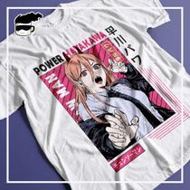 Camiseta Chainsaw Man Power Unissex Camisa Anime