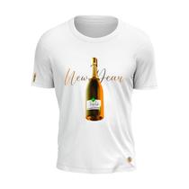 Camiseta Champagne Shap Life Garrafa New Year Ano Novo
