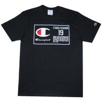 Camiseta Champion 19 Label Preta