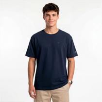 Camiseta Champion Ath Basic C Emb Logo Tst Navy Cor:Azul Tamanho:XGG Camiseta Champion Ath Basic C Emb Logo Tst Navy Cor:Azul Tamanho:XGG