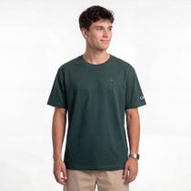 Camiseta Champion Ath Basic C Emb Logo Tst Night Garden Cor:Verde Tamanho:M