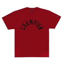 Camiseta Champion ATH Block Champ Arch INK Scarlet Vermelho