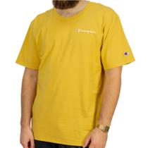 Camiseta Champion ATH Mini Script INK Fall Gold Amarelo