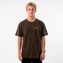 Camiseta Champion Ath Mini Script Logo Ink Coffee Cor:MarromTamanho:M Camiseta Champion Ath Mini Script Logo Ink Coffee Cor:MarromTamanho:M