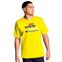 Camiseta champion be your oun masculina - amarelo gg