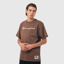 Camiseta champion life script logo emb.