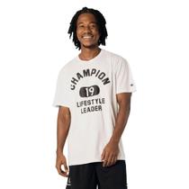 Camiseta Champion Lifestyle Leader Masculina - Off White - G