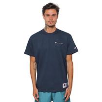 Camiseta Champion Malhão Mc Mini Logo Embroidery Azul Camiseta Champion Malhão Mc Mini Logo Embroidery Azul