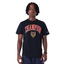 Camiseta Champion Manga Curta Over Seal Preto