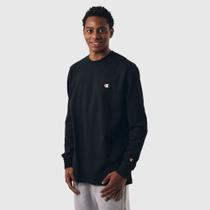 Camiseta champion manga longa logo bordado t3244b y06145 Camiseta champion manga longa logo bordado t3244b y06145