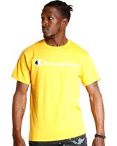 Camiseta Champion Masculina Clássica Jersey Script Team Gold G