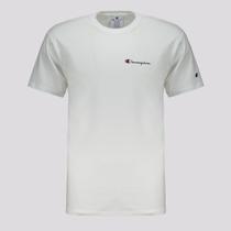 Camiseta Champion Mini Logo Script Branca Camiseta Champion Mini Logo Script Branca