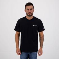 Camiseta Champion Mini Logo Script Preta