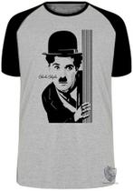 Camiseta Charles Chaplin Blusa Plus Size extra grande adulto ou infantil