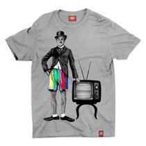 Camiseta Charles Chaplin - Mescla Camiseta Charles Chaplin - Mescla