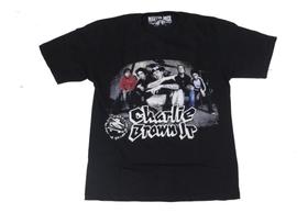 Camiseta Charlie Brown Jr Blusa Adulto Banda de Rock Nacional Mr230 BM