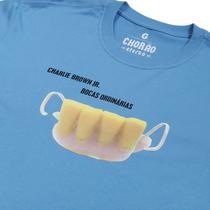 Camiseta Charlie Brown Jr Bocas Ordinárias - Discografia Tamanho:GCor:AzulGenero:Masculino