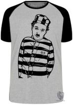 Camiseta Charlie Chaplin Ator Blusa Plus Size extra grande adulto ou infantil Camiseta Charlie Chaplin Ator Blusa Plus Size extra grande adulto ou infantil