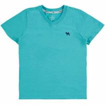 Camiseta charpey em flame gola v Camiseta charpey em flame gola v