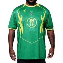 Camiseta Chronic Big Plus Size Time Brasil Copa 083C Verde Cor:VerdeTamanho:G1 Camiseta Chronic Big Plus Size Time Brasil Copa 083C Verde Cor:VerdeTamanho:G1