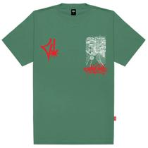 Camiseta Chronic Big Quebradas Oversize Verde 3776