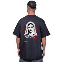 Camiseta Chronic Big Religious Nun Preto 4524 cor:PretoTamanho:G3