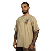 Camiseta Chronic Oversized 4387 Moto Bege