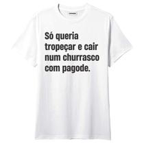 Camiseta Churrasco Pagode Frases Engraçadas - King of Print