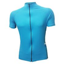 Camiseta ciclismo lisa d&a collection com bolso na costa em dry fit- adulto unisex