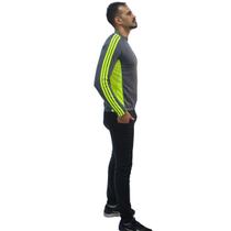Camiseta Ciclismo Manga Longa Camisa Ciclista Bike Mtb Friso, Bolso Costa,Masculino