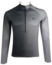 Camiseta Ciclismo Masculina Muhu Solid Silver Manga Longa Camiseta Ciclismo Masculina Muhu Solid Silver Manga Longa