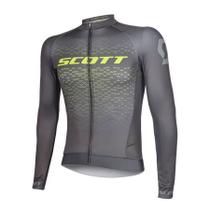 Camiseta Ciclismo Scott RC Pro Manga Longa Preto Amr Tam M