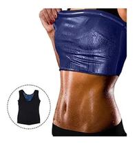 Camiseta Cinta Regata Afina Efeito Sauna Feminina Suor Perde Camiseta Cinta Regata Afina Efeito Sauna Feminina Suor Perde