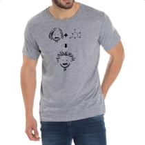 Camiseta Cinza Albert Einstein Cafeina
