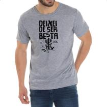 Camiseta Cinza Deixei de ser besta