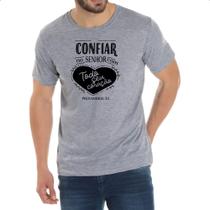 Camiseta Cinza Gospel Proverbios 3.6