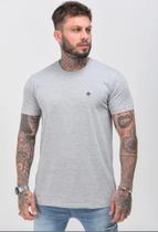 Camiseta cinza lisa