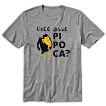 Camiseta Cinza M Você Disse Pipoca Camiseta Cinza M Você Disse Pipoca