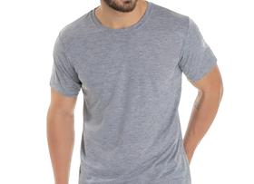 Camiseta Cinza Mescla Malha Fria PV