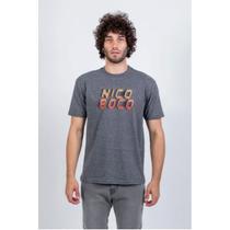 Camiseta Cinza Nicoboco Brisbane Estampada