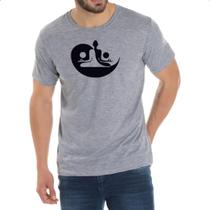 Camiseta Cinza Yin e Yang Adamaste