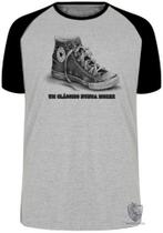 Camiseta Clássico nunca morre Blusa Plus Size extra grande adulto ou infantil Camiseta Clássico nunca morre Blusa Plus Size extra grande adulto ou infantil