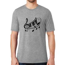 Camiseta Clave De Sol Teclas - Foca na Moda