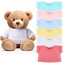 Camiseta Clothes Skylety Bear para urso de pelúcia de 35 a 45 cm, 6 unidades Camiseta Clothes Skylety Bear para urso de pelúcia de 35 a 45 cm, 6 unidades