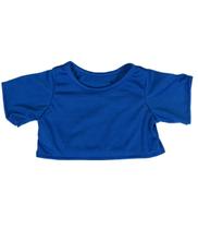 Camiseta Clothes Teddy Bear azul royal para bichos de pelúcia de 14-18 polegadas Camiseta Clothes Teddy Bear azul royal para bichos de pelúcia de 14-18 polegadas