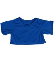 Camiseta Clothes Teddy Bear azul royal para bichos de pelúcia de 14-18 polegadas