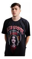 Camiseta Clube Comix Alice Cooper 100% Algodão