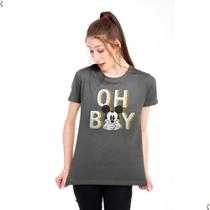 Camiseta Clube Comix Mickey Oh Boy - 100% Algodão - Original